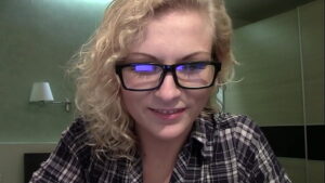 Attika Curly Haired Blonde & Tongue Piercing Webcam Chat SFW