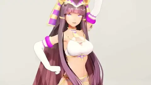 ramesses ii kawaii strike undress dance hentai mmd 3d purple bangles clip 1732539610