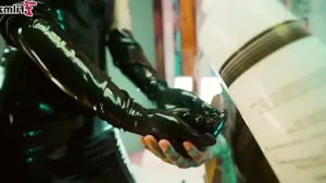 One Latex Domme & Two Latex Sub Girls