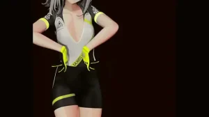 Shiroko Riding Hentai Undress Dance Blue Archive Nekomimi Girl Mmd 3D Yellow Suit (CLIP)