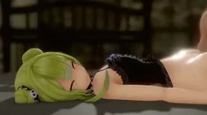 Uruha Rushia Bondage Hentai Bdsm Aphrodisiac Sex Hololive MMD 3D Blonde Hair (CLIP)